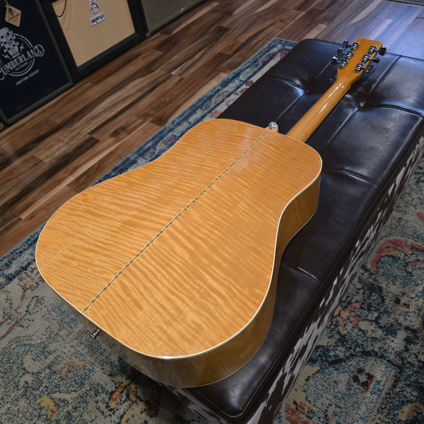 1973 Aria AF250 Mach I Dreadnaught - Maple -MIJ Japan - Natural w/Gig Bag