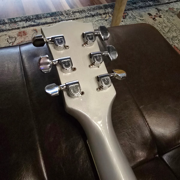1969 Gibson SG Special - Refinished Silver - Humbuckers - w/ Chainsaw Case