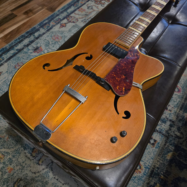 1950s ? 1960s? El Ray Electric Archtop - Made in Italy - w/Hardshell Case