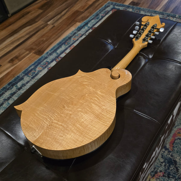 2012 The Lafferty LF5BWN Wide Neck Mandolin - F-Style - Natural - w/Case