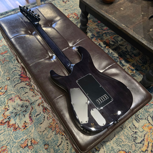 2020 ESP LTD MH-1000ET Deluxe - EverTune - 24v Mod - See Thru Black - w/Hard Case