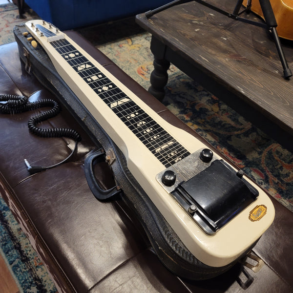 1966 Valco Supro Comet S410H Lap Steel w/ Original Case and Cable