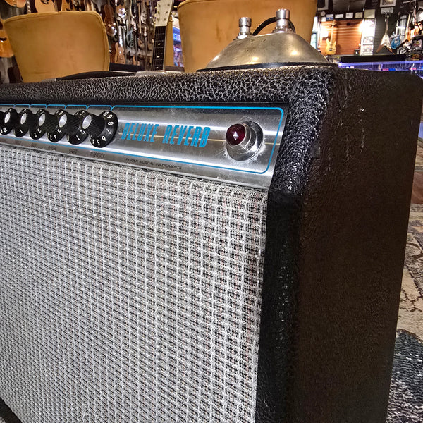 1974 Fender Silverface Deluxe Reverb Tube Combo Amp
