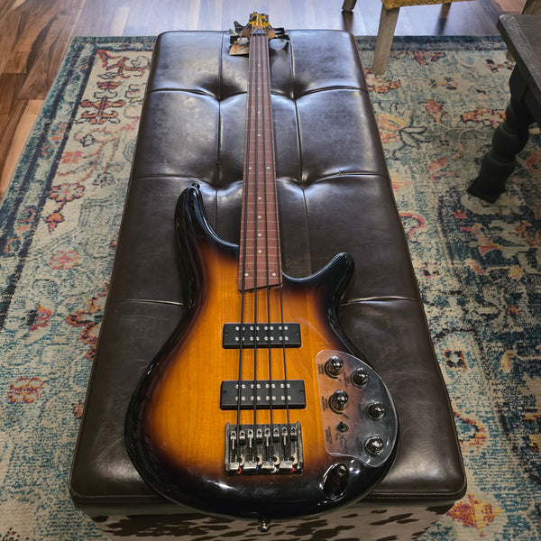 2018 Ibanez Soundgear SR370EF Fretless - Brown Burst - w/Hardshell Case