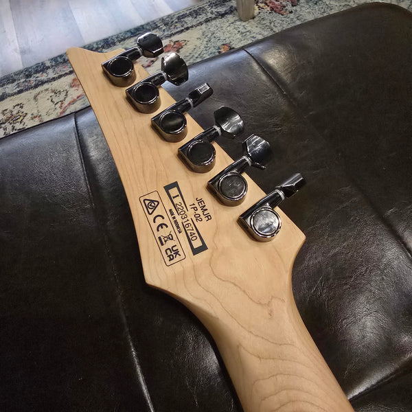 2022 Ibanez Steve Vai Jem Jr. - JEMJRBK - Black