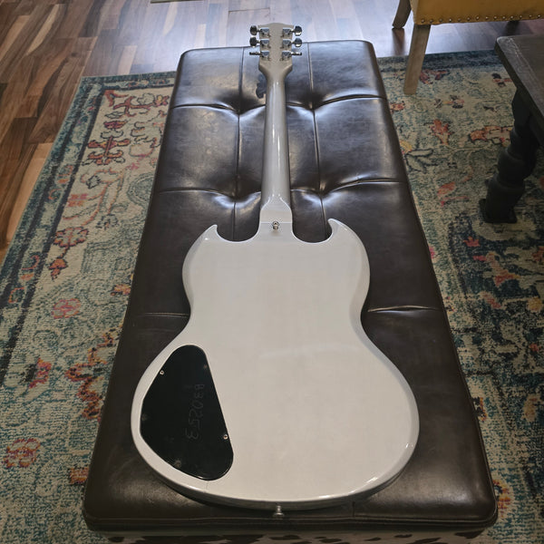 1969 Gibson SG Special - Refinished Silver - Humbuckers - w/ Chainsaw Case
