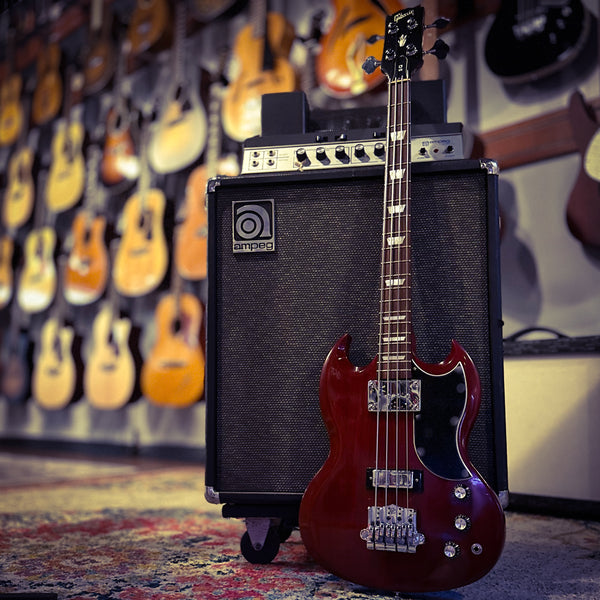 2015 Gibson USA SG Bass - Cherry - w/ OHSC