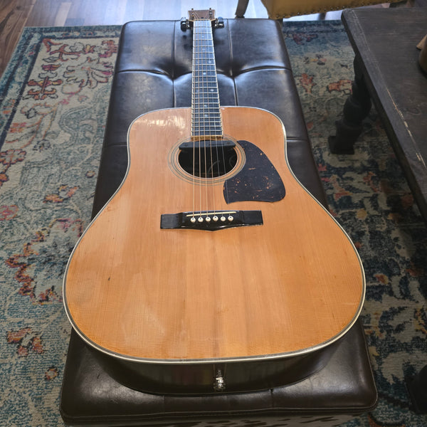 1977 Tama Hoshino TW-09 - Natural - Dreadnaught w/ Pickup and Case