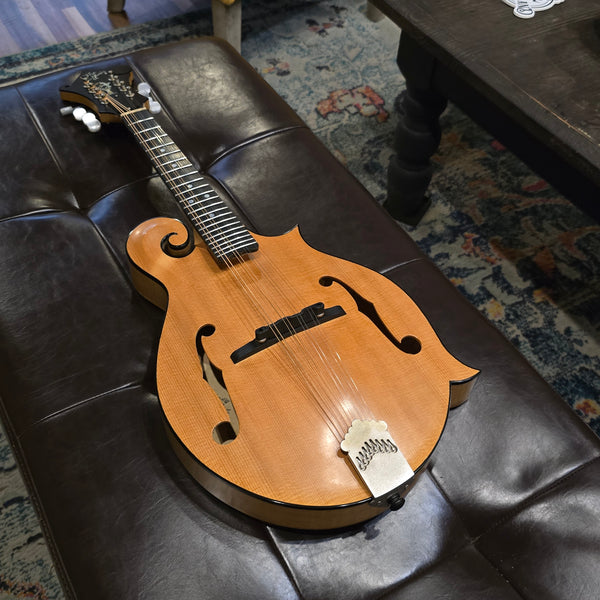 2012 The Lafferty LF5BWN Wide Neck Mandolin - F-Style - Natural - w/Case