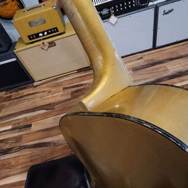 1963 Harmony H37 Hollywood Electric Archtop - Gold