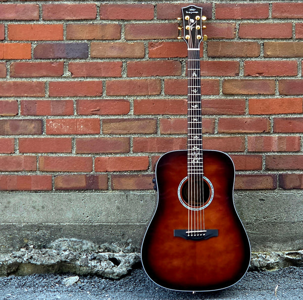 Kepma D1-120AAB Elite Series Dreadnaught Acoustic Electric w/AcoustiFex w/Case