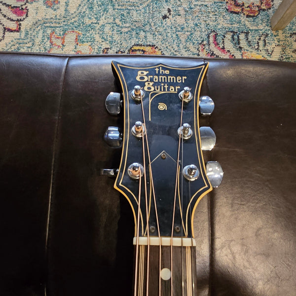 1969 Grammer / Ampeg G-30 - Mahogany Dreadnaught - Natural/Sunburst - w/Gig Bag