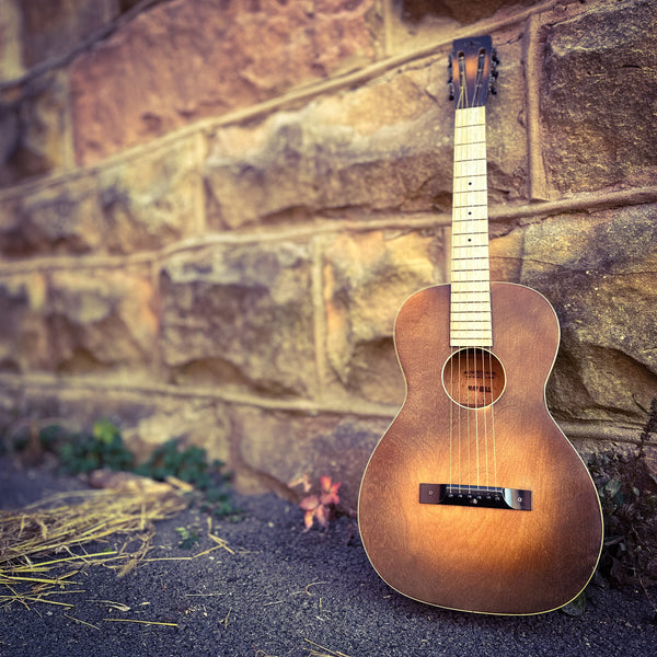 1935 Slingerland May Bell - College Pal - Parlor Guitar w/ Pearloid Fingerboard w/ Case