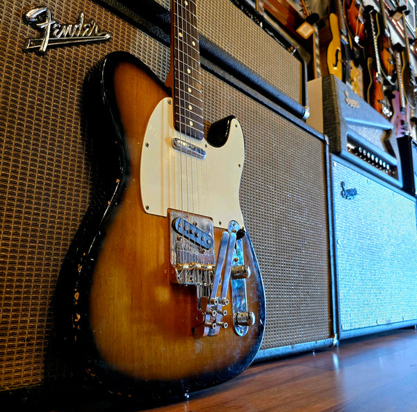 The Fender Bender - Honky Tony Ready Telecaster - B G Bender - Sunburst Tele - Tweed Case