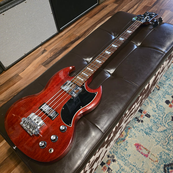 2015 Gibson USA SG Bass - Cherry - w/ OHSC