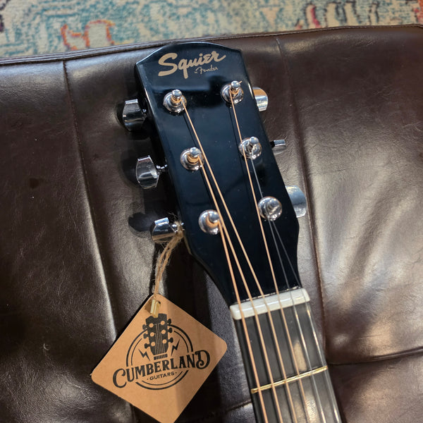 2023 Squier SA-150 - Dreadnought Acoustic - Black - w/Gig Bag
