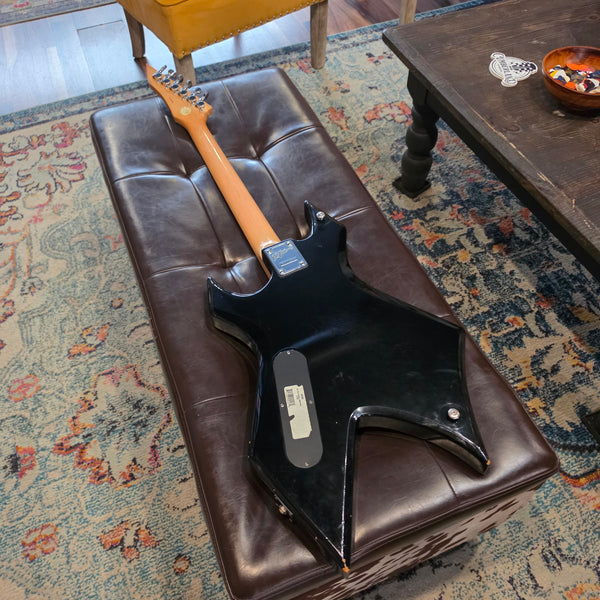 2001 B.C. Rich Bronze Series Warlock - Black - w/Coffin Road Case