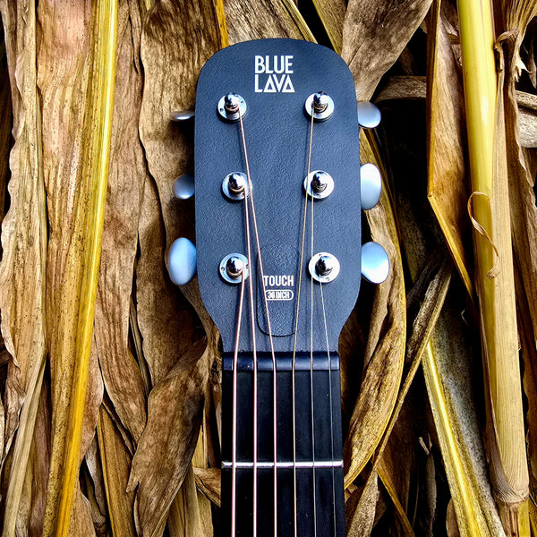 Blue Lava - 36" Touch -Smart Guitar w/ Touchscreen - w/ Airflow Case - Midnight Black