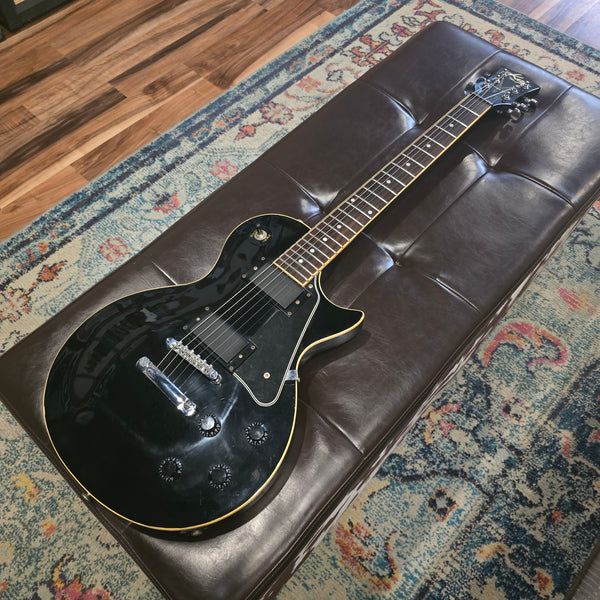 2000s Kay Vintage Series - K-LP - Singlecut - Black - w/ Hardshell Case