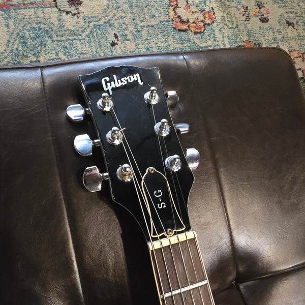1969 Gibson SG Special - Refinished Silver - Humbuckers - w/ Chainsaw Case
