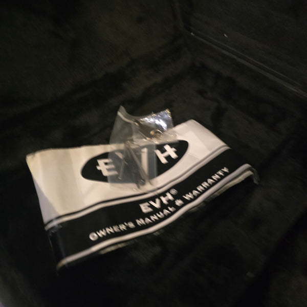 Judah Guitars EVH Frankie Stripes Relic - White / Black - w/HSC