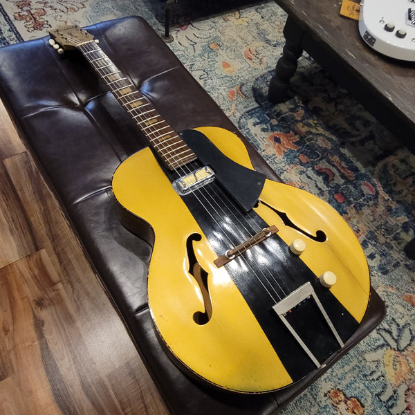 1963 Harmony H37 Hollywood Electric Archtop - Gold