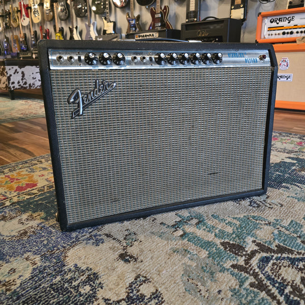 1972 Fender Vibrolux Reverb Combo - Silverface to Blackface Conversion - 2x10 Tube