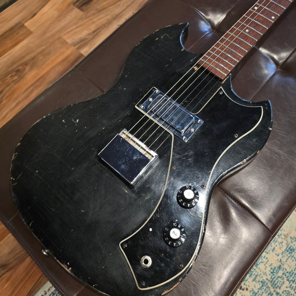 1970 Guild S-50 - Black - w/ Case