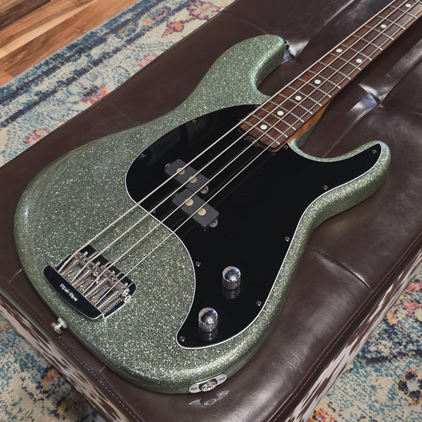 2019 Ernie Ball Music Man - Cutlass Bass - One of a Kind - Sea Foam Green Sparkle - w/OHSC