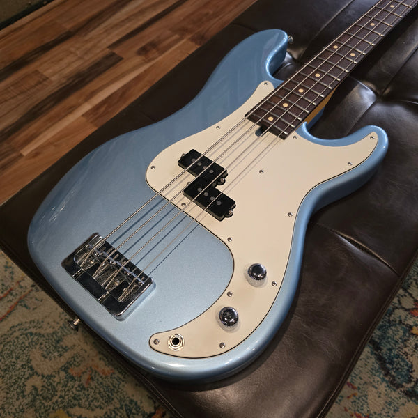 Mike Lull P4 Bass - Ice Blue Metallic - Brazilian Rosewood w/ Hardshell Case - P