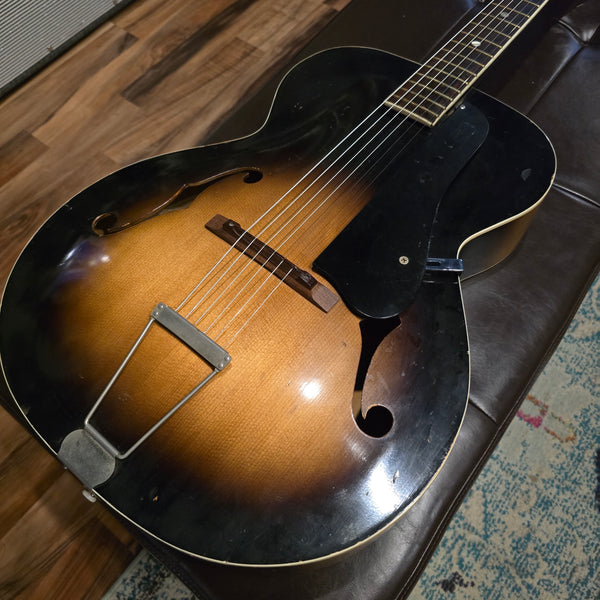 1962 Kay Archtop Acoustic Guitar - Sunburst - w/ Case