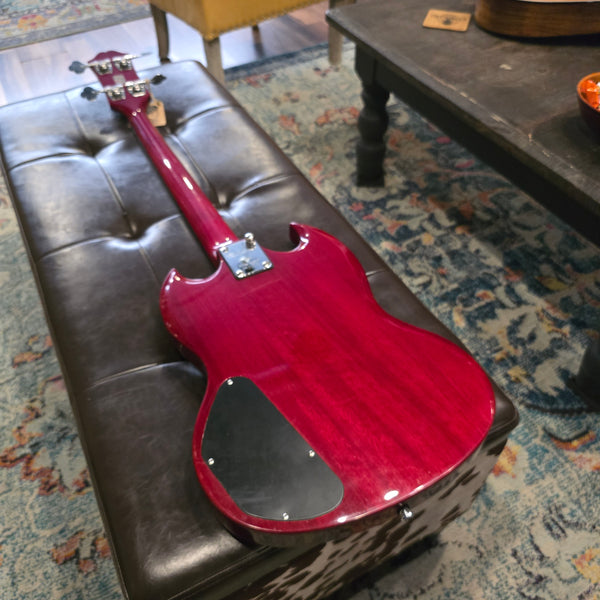 2006 Epiphone EB-0 Short-Scale Bass - Cherry Red - w/Gig Bag