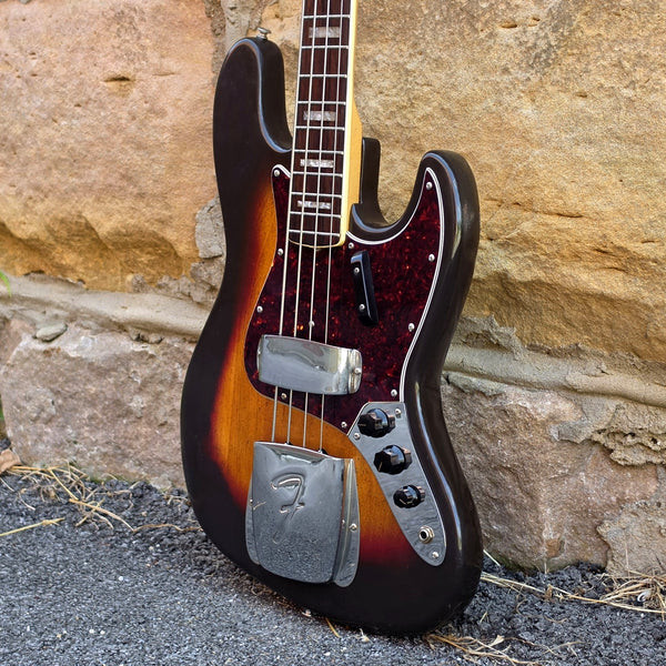 1969 Fender Jazz Bass - Refin Sunburst - w/OHSC