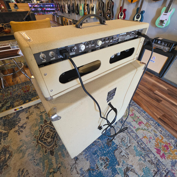 Used Fender Super-Sonic 60 Stack - Head + 4x12 Cabinet - Blonde