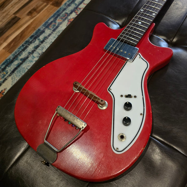 1964 Tosca Thunderstick - Valco Supro - Short-Scale - Red - w/ Original Case
