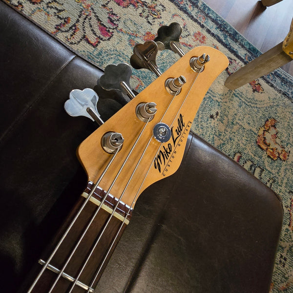 Mike Lull P4 Bass - Ice Blue Metallic - Brazilian Rosewood w/ Hardshell Case - P