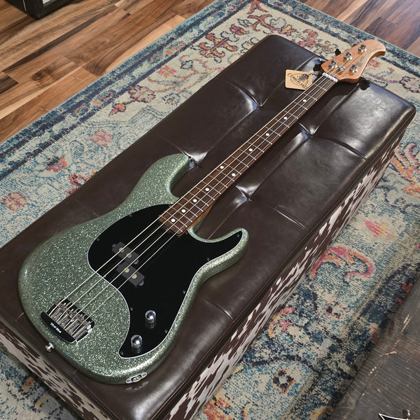 2019 Ernie Ball Music Man - Cutlass Bass - One of a Kind - Sea Foam Green Sparkle - w/OHSC