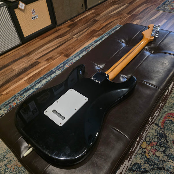 2011 Fender Lone Star Deluxe Strat - Black Stratocaster - Texas Specials + Pearly Gates HSS