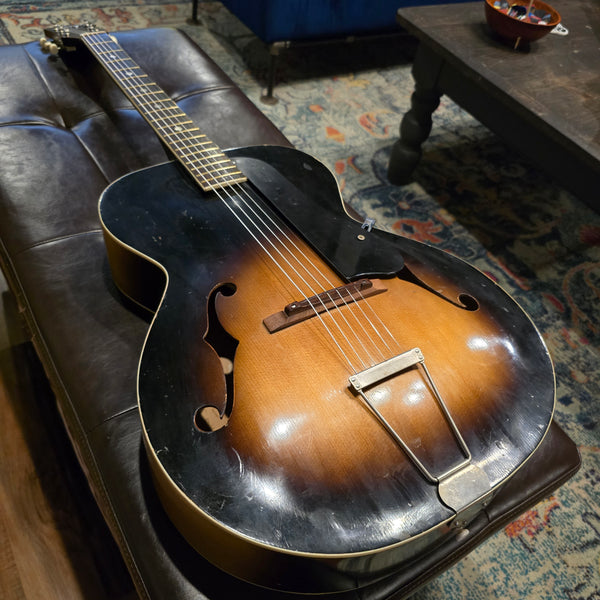 1962 Kay Archtop Acoustic Guitar - Sunburst - w/ Case