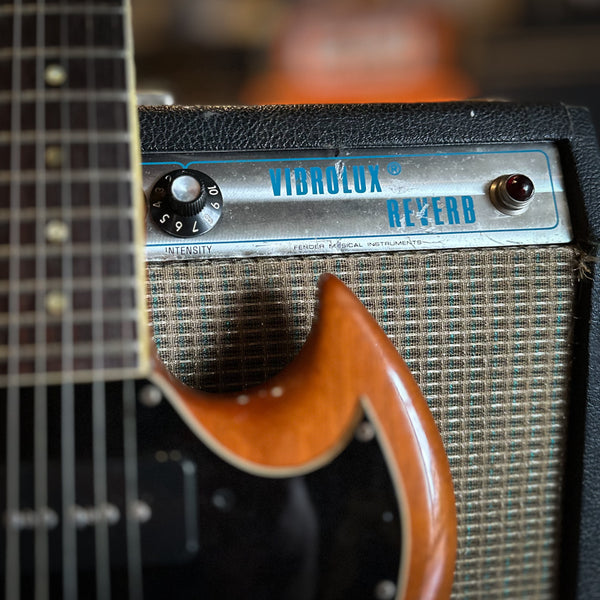 1972 Fender Vibrolux Reverb Combo - Silverface to Blackface Conversion - 2x10 Tube