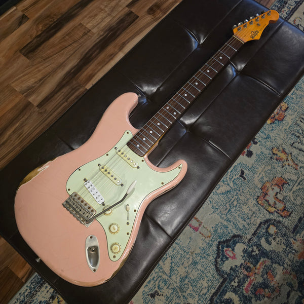 2015 Whitfill Custom Guitars - '62 S Relic - Shell Pink - w/ OHSC