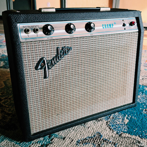 1977 Fender Champ - Silverface - Tube Combo Amp - Silverface