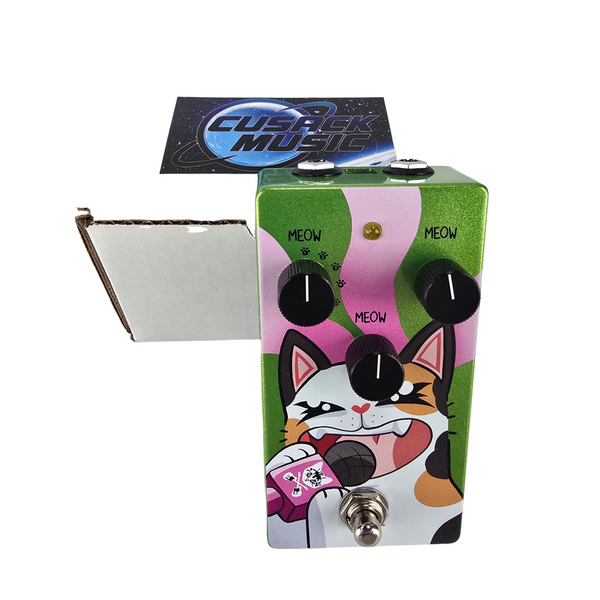 The Meowdulator - Cat Synth Pedal - B's Music Shop Cusack Effects w/ Box and Paperwork