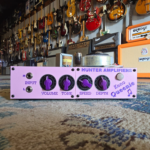 Hunter Amplifiers - The Keno Queenie - 5-watts Class A Handwired Tube Amp Head - Pink