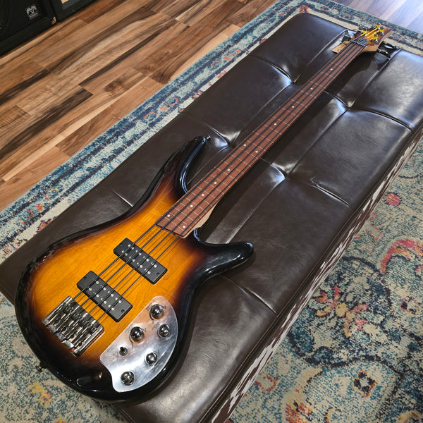 2018 Ibanez Soundgear SR370EF Fretless - Brown Burst - w/Hardshell Case