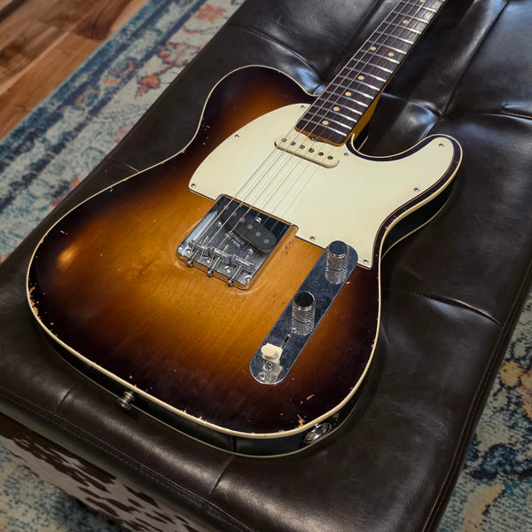 Fender Partscaster Parts Tele Telecaster Custom - Sunburst w/ Gig Bag