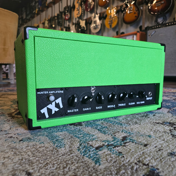 Hunter Amplifiers - 7x7 Custom Tube Amp Head - 18-watts - Green