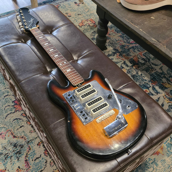 1965 Kent Model 533 - Videocaster - Guyatone LG-140T - MIJ Sunburst