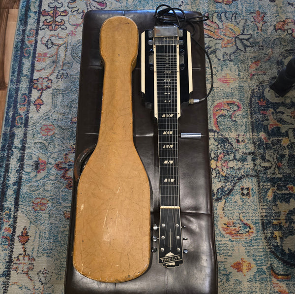 1935 - 1936 National Hawaiian - Rare Early Features - New Yorker - Lap Steel - w/ Case