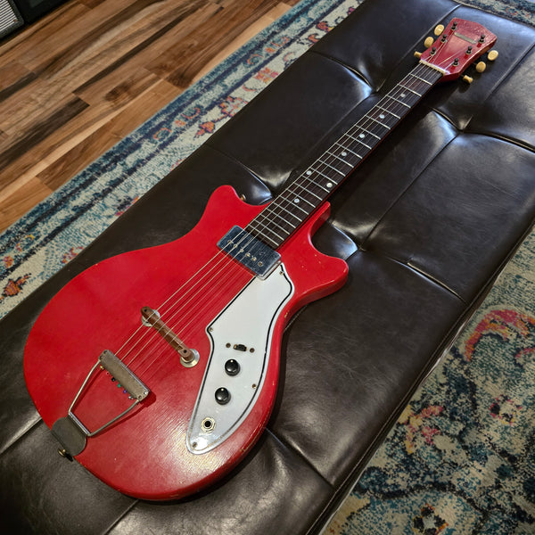 1964 Tosca Thunderstick - Valco Supro - Short-Scale - Red - w/ Original Case